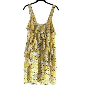 MICHAEL Michael Kors Yellow Floral Mini Dress